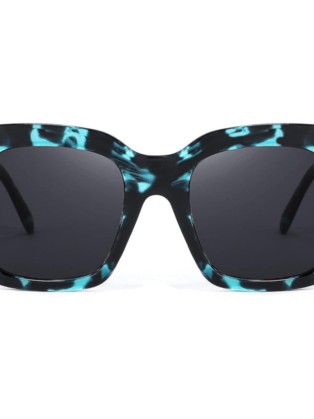Luxurious Vintage Butterfly Sunglasses – Polarized, Green Leopard Camo, Size 51